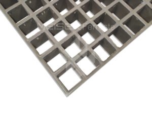 Műanyag rács 38x38 mm H30 400x1000 mm-es konkáv felülettel